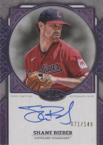 2024 Topps Tier One - Shane Bieber #NLA-SB