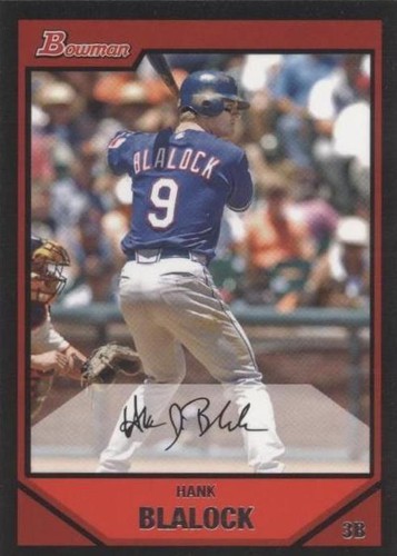 2007 Bowman - Hank Blalock #153