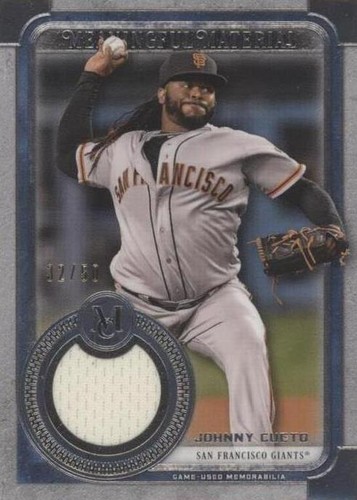 2019 Topps Museum Collection - Johnny Cueto #MMR-JCU