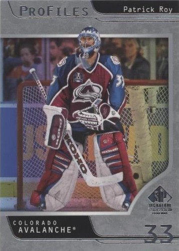 2020-21 Upper Deck SP Signature Edition Legends - Patrick Roy #P-35