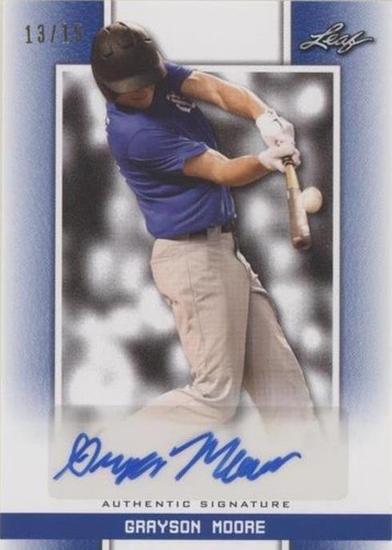 2019 Leaf Perfect Game National Showcase - Grayson Moore #BA-GM1