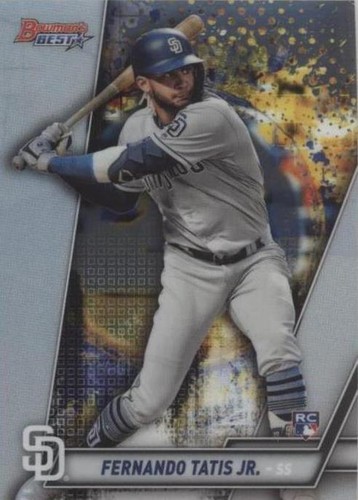 FERNANDO TATS JR. 97/199 RC 2019 REFRACTOR Bowman Sterling