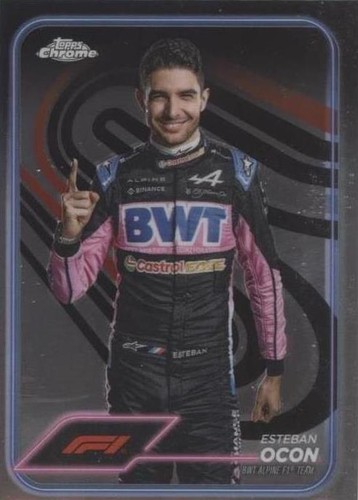2020 Topps Chrome Formula 1 F1 Esteban Ocon World On Wheels 2020 Topps Chrome Formula 1 F1 Esteban Ocon World On Wheels
