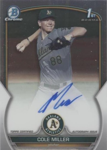 2023 Bowman Draft - Cole Miller #CDA-CMI