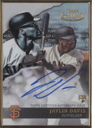 2020 Topps Gold Label - Jaylin Davis #GLA-JDA