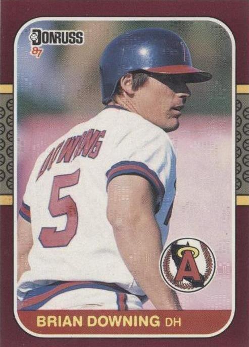 1987 Donruss Opening Day - Brian Downing #9