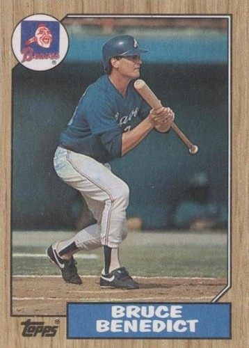 1987 Topps - Bruce Benedict #186