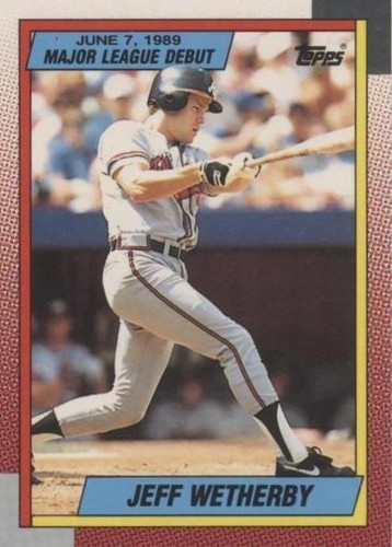 1989-90 Topps Major League Debut 1989 - Jeff Wetherby #138