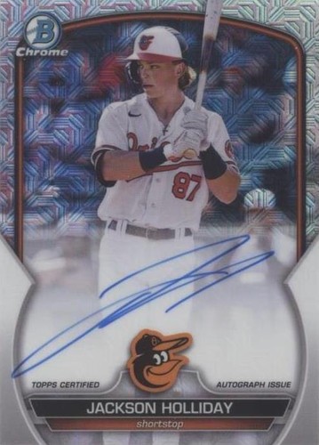 ゲームセンター・ゲームカード BOWMAN STERLING JACKSON HOLLIDAY Jackson Holliday #RA-JH Prices | 2024 Bowman Sterling Rookie