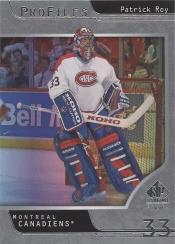2020-21 Upper Deck SP Signature Edition Legends - Patrick Roy #P-33