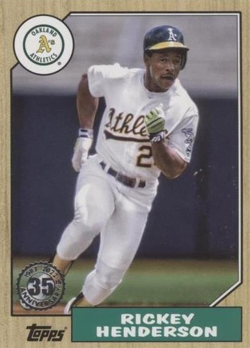 2022 Topps Series 1 - Rickey Henderson #T87-84