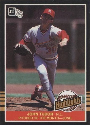 1985 Donruss Highlights - John Tudor #20
