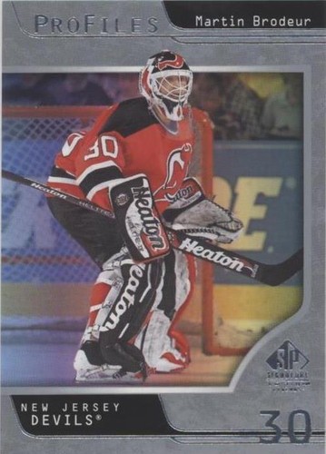 2020-21 Upper Deck SP Signature Edition Legends - Martin Brodeur #P-9