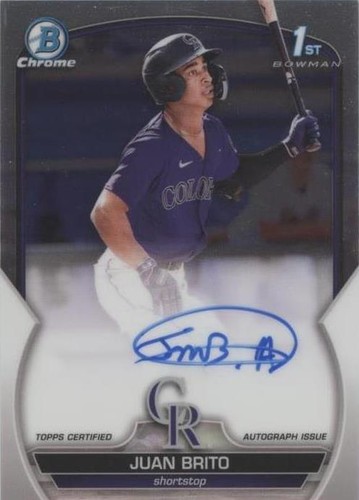 2023 Bowman - Juan Brito #CPA-JBO