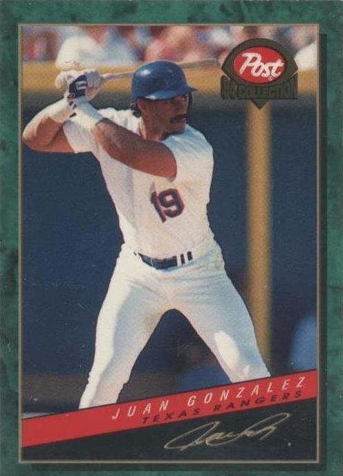 1994 Post Collection - Juan González #3