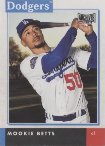 2020 Topps Archives Snapshots - Mookie Betts #AS-MB
