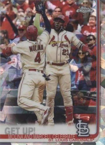 2019 Topps Chrome Sapphire Edition - Marcell Ozuna Yadier Molina #536