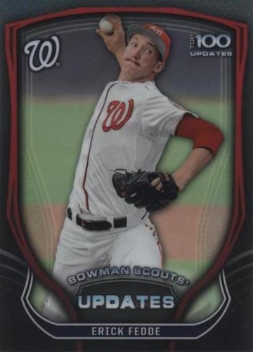 2015 Bowman Chrome - Erick Fedde #BSU-EF