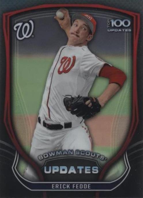 2015 Bowman Chrome - Erick Fedde #BSU-EF