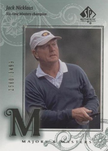 2002 SP Authentic - Jack Nicklaus #121
