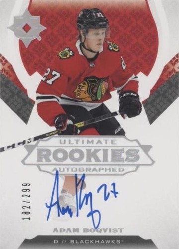 2019-20 Upper Deck Ultimate Collection - Adam Boqvist #188