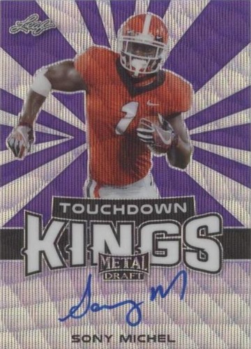 2018 Leaf Metal Draft Sony Michel #TK-SM1