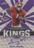 2018 Leaf Metal Draft Sony Michel #TK-SM1