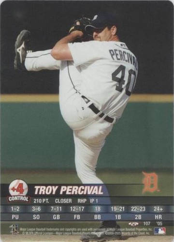 2005 MLB Showdown Trading Deadline - Troy Percival #107