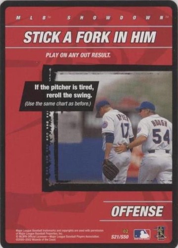 2002 MLB Showdown - Charlie Hough Kevin Appier #S21