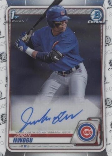 2020 Bowman Draft - Jordan Nwogu #CDA-JN