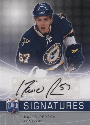 2008-09 Upper Deck Be a Player - David Perron #S-PD