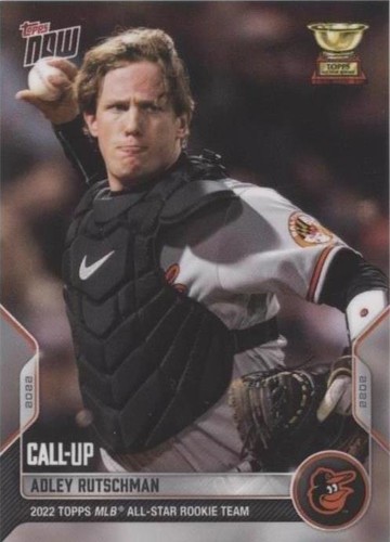 2023 Topps Chrome Adley Rutschman Purple Rookie Refractor