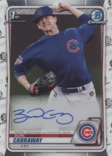 2020 Bowman Draft - Burl Carraway #CDA-BC