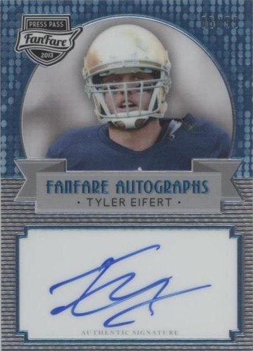 2013 Press Pass Fanfare Tyler Eifert #FF-TE