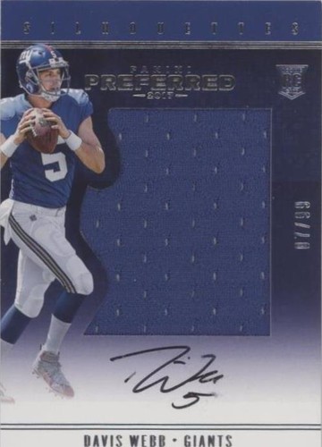 2017 Panini Preferred Davis Webb #84