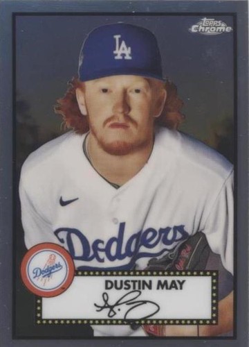 2021 Topps Chrome Platinum Anniversary - Dustin May #302