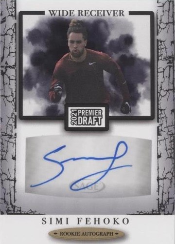 2021 Sage Premier Draft Simi Fehoko #A150