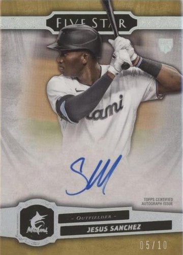 2021 Topps Five Star - Jesus Sanchez #FSA-JS