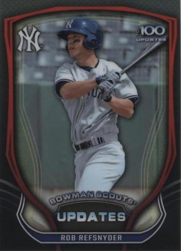 2015 Bowman Chrome - Rob Refsnyder #BSU-RR