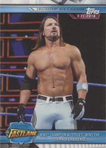 2019 Topps WWE Road to Wrestlemania - AJ Styles #90