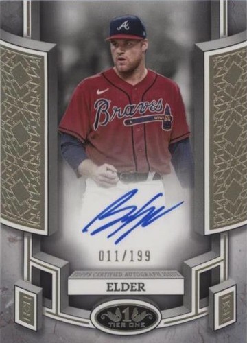 2024 Topps Tier One - Bryce Elder #BOA-BE
