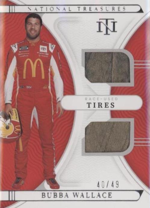2022 Panini National Treasures - Bubba Wallace #DRU-BWA