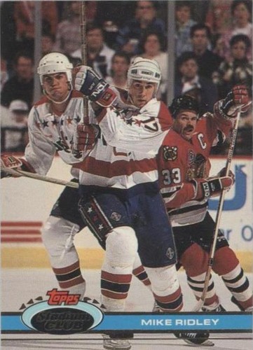 1991-92 Topps Stadium Club - Mike Ridley #68