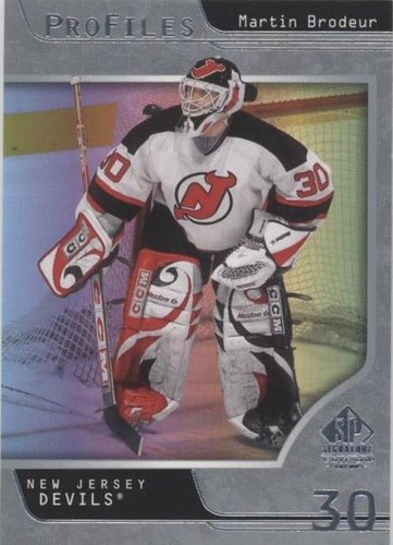 2020-21 Upper Deck SP Signature Edition Legends - Martin Brodeur #P-12