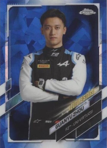 2021 Topps Chrome Sapphire Edition Formula 1 - Zhou Guanyu #61