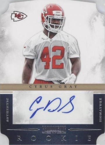 2012 Panini Prominence Cyrus Gray #199