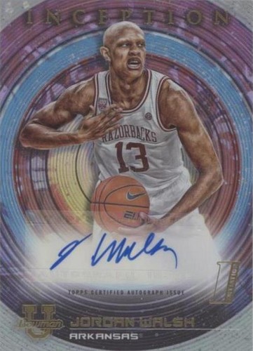 2022-23 Bowman Inception University - Jordan Walsh #BIA-JW