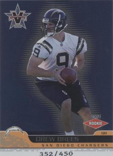 2001 Pacific Vanguard Drew Brees #140