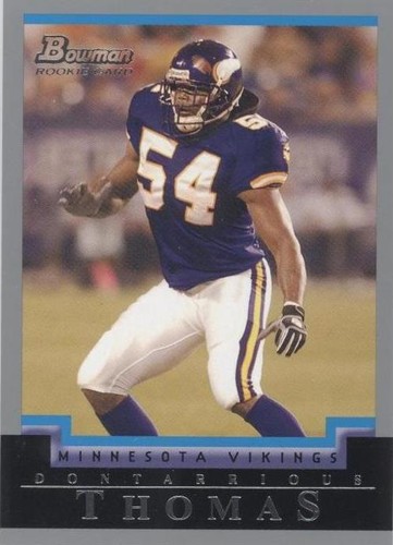 2004 Bowman Dontarrious Thomas #192