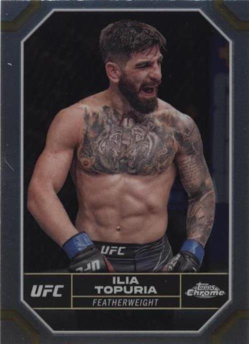 2024 Topps Chrome UFC - Ilia Topuria #77
